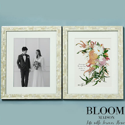 生花の押し花加工 ウブリール・ブーケスタイル