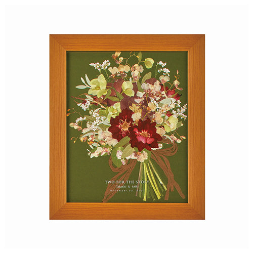 生花の押し花加工 タブレット アフターブーケ