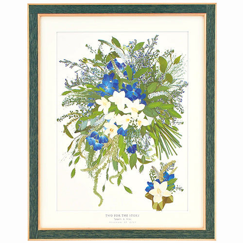 生花の押し花加工 スタンダード アフターブーケ