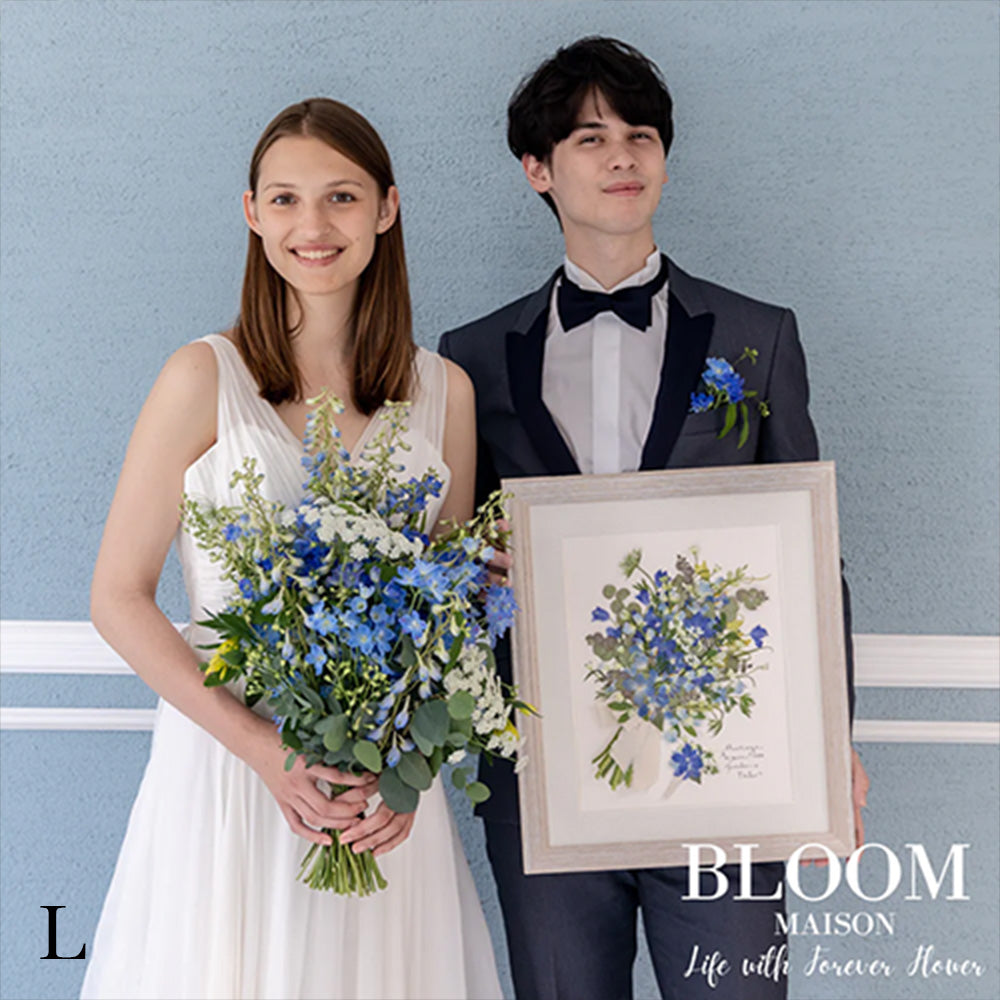 生花の押し花加工 アンジュ・ブーケスタイル