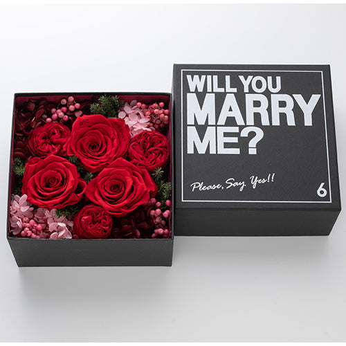 Blackボックスフラワー プリザーブドフラワー