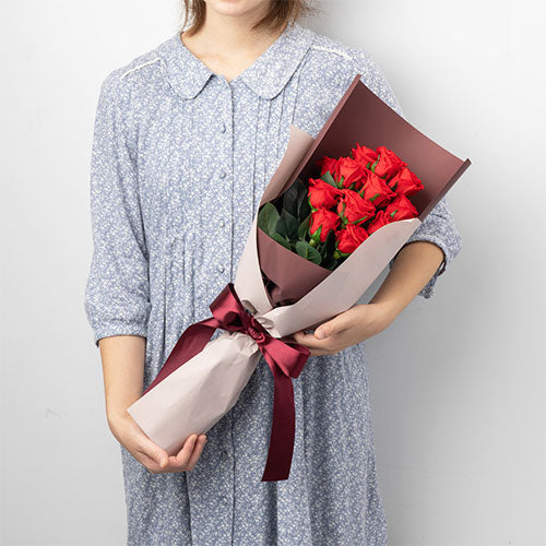 バラ12本の花束 プリザーブドフラワー 愛する人に贈ると幸せになるジンクス プロポーズ用