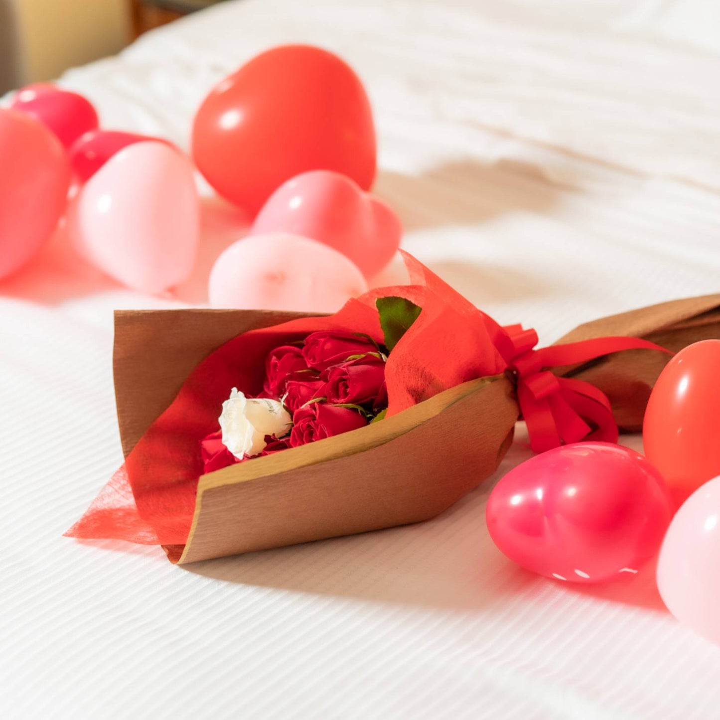 バラ12本の花束 プリザーブドフラワー 愛する人に贈ると幸せになるジンクス プロポーズ用