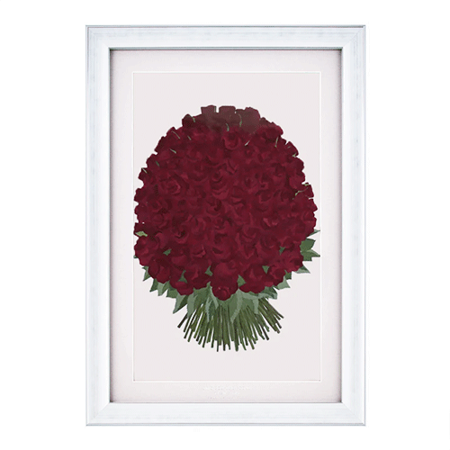 生花の押し花加工 シャイニーホワイト アフターブーケ