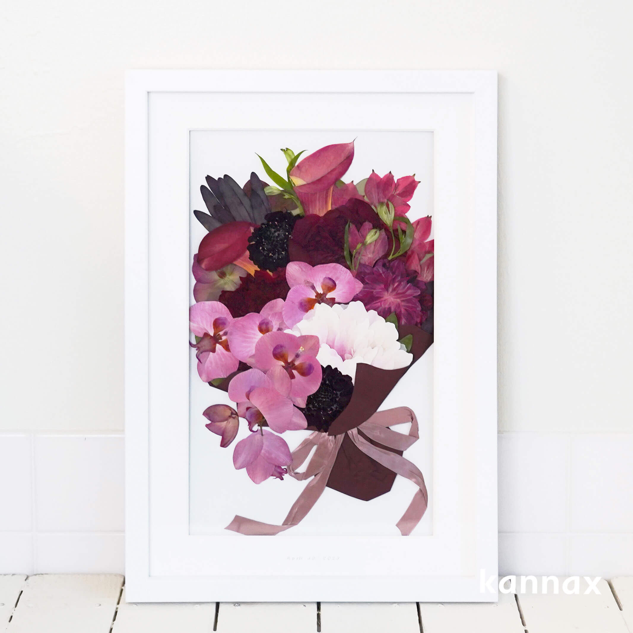 生花の押し花加工 アーバン アフターブーケ – パティスリーフラワー