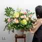 生花　季節のフラワーアレンジメント 花びらメッセージ