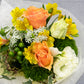 母の日限定 花びらメッセージ 生花 季節の花のスタンディングブーケ