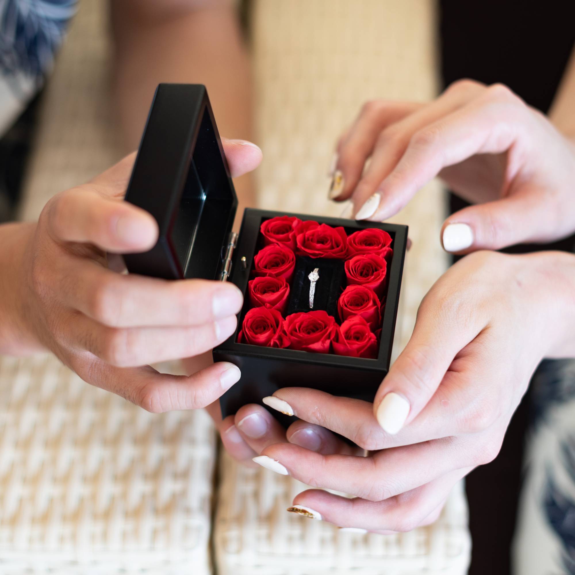 ミニ高級オルゴール リングケース – パティスリーフラワー